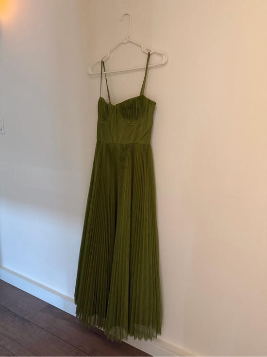 Anthropologie Dresses & Skirts - HUTCH AMARA CORSET PLEATED TULLE FIT & FLARE MIDI DRESS - Anthropologie